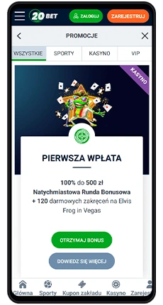 20Bet Bonus