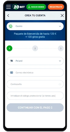 20Bet Rejestracja